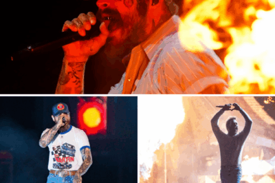 BREAKING NEWS: How did Post Malone and Jelly Roll manage to keep the energy alive during a rain-soaked concert? The artists and crowd’s reaction might surprise you more than the storm itself!