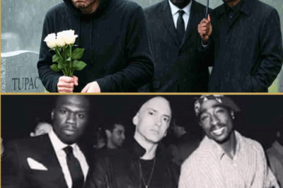Eminem’s Emotional Breakdown at Tupac’s Grave: The Final Wish That Left 50 Cent and Snoop Dogg Stunned!