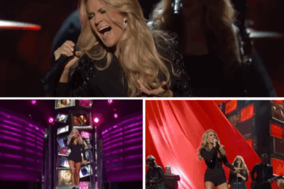 “Blown Away”: Carrie Underwood and an Emotional, Soul-Stirring Journey  The live medley performance by Carrie Underwood, especially focusing on “Blown Away,” is far more than just a musical act; it’s a deeply emotional experience that takes the viewer through various facets of the human heart. With her powerful vocals, incredible stage presence, and exceptional ability to convey emotion, Carrie transforms each note into a story and every lyric into a vivid image that resonates deeply with the audience.  The medley begins with a poignant, introspective warning to a “good girl” facing a toxic relationship. Carrie’s voice, though strong, carries a hint of sorrow as she gently advises escaping a man who will only bring bitterness and destruction. Lines about “crying with your head in the dirt” are not just descriptive; they evoke the profound pain a woman endures in such a relationship. These are lyrics that cut deep, prompting listeners to empathize and reflect on their own life choices.  Following this heartbreaking caution, the song’s emotional tone shifts abruptly and powerfully, leading the listener to a climax of anger and a desperate longing for liberation. The imagery of “shattered windows” and “everything blown away” isn’t merely physical devastation; it’s a potent symbol of breaking free from the shackles of the past, releasing oneself from haunting pain and memories. This “blowing away” is not just an action but an explosion of suppressed emotions, a scream from a soul yearning for freedom. Carrie delivers this segment with explosive energy, allowing the audience to feel the raw power of release.  However, the medley doesn’t end with rebellion. It guides the listener to a more somber, melancholic space, where a sense of loss permeates. The image of “two black cars in a slow parade” and “two black suits” evokes the solemn atmosphere of a funeral. The indifference of the women in black suits, who “didn’t bother to cry,” further deepens the mystery and weight of the narrative, hinting at a complex past or an unrevealed, painful secret. This profound segment showcases Carrie’s ability to embody complex, multi-layered emotions.  The medley concludes with Carrie Underwood introducing a note of hope and resilience. Despite facing loss and sorrow, there’s a fervent belief in reunion. The lines “I will carry you with me, till I see you again” and “I will carry you with me until I see you again” are not just promises but affirmations of eternal love, transcending the boundaries of space and time. This is a powerful message about connection, about how we always carry those we love in our hearts, no matter what happens.  Overall, this video stands as a remarkable testament to Carrie Underwood’s talent not just as a singer but as a master storyteller. She skillfully guides the audience through a maze of emotions—from warning, pain, anger, and loss, to ultimately, hope. This is a performance meant not just to be heard, but to be felt, to be contemplated, and to reflect on the complex facets of life and the human spirit.  Facebook Caption: “Blown Away”: Carrie Underwood and an Emotional, Soul-Stirring Journey ✨  Ready for an incredibly emotional musical ride with Carrie Underwood? This medley video, especially featuring “Blown Away,” isn’t just a performance—it’s a raw, powerful story of strength, pain, and hope! ❤️  From heart-wrenching warnings to explosive anger, then moments of loss and ultimately, a glimmer of reunion, Carrie flawlessly expresses every shade of emotion. Her powerful vocals will reach deep into your soul!  This isn’t just about listening; it’s about feeling, about reflecting. Watch now and immerse yourself in the powerful messages Carrie delivers! 👇