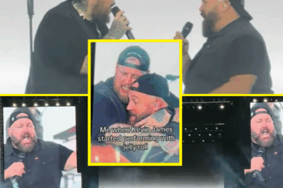 Unscripted Chaos or Genius Collaboration? Jelly Roll SHOCKS Concertgoers by Bringing Out Hollywood Star Kevin James for an Unforgettable Live Performance!