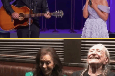 “Loretta Lynn’s Granddaughter & Willie Nelson’s Son Reignite a Timeless Duet That Left Fans in Tears” – At Loretta Lynn’s memorial in 2022, her granddaughter, Emmy Russell, and Willie Nelson’s son, Lukas Nelson, performed a hauntingly beautiful rendition of Loretta and Willie’s duet “Lay Me Down.” With just piano and guitar, their voices brought new life to the song, capturing the deep emotion and spiritual peace of the original. The performance left fans in tears and was later nominated for CMT Performance of the Year. Emmy, who shares Loretta’s deep faith and love for music, continues to honor her grandmother’s legacy, showing that some songs, like love and grief, are timeless.