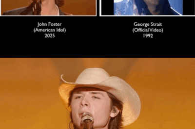 “That Was Me When I Was Young…” – George Strait in Tears as John Foster Honors His Legacy with ‘I Cross My Heart’!