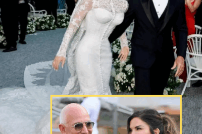 The chandeliers sparkled, the gondolas glided — but it was Blake and Gwen’s surprise duet that stole the night. As they sang “Happy Anywhere,” Bezos kissed Lauren… and the room forgot it was the richest wedding on Earth.