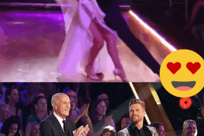 No scores. No spotlight. Just Derek Hough, Len Goodman, and one last waltz to “Moon River.” A dancer’s goodbye — tender, timeless, and unforgettable. The world didn’t clap. It cried.