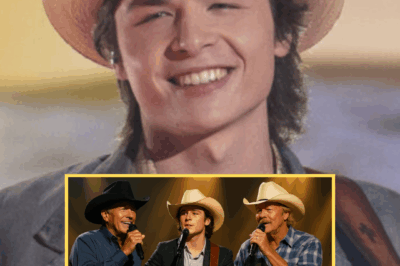 “Amarillo By Morning” is back – and it’s hitting harder than ever!  Last night, John Foster joined country music giants George Strait and Alan Jackson on stage for a moment we’ll never forget. This wasn’t just another performance—it was Alan’s heartfelt farewell before retirement, and John’s incredible new start. At 18, the American Idol runner-up, fresh off a $1M deal with George Strait’s label, didn’t just keep up—he OWNED it. Watching him sing, you could feel the torch being passed. The crowd? Absolutely electric, tears everywhere, and country music history was made right in front of us.