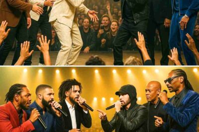 SH0CKING RAP BATTLE TWIST: Kendrick, Drake & J. Cole vs. Eminem, Dre & Snoop EXPLODES — Then a Hip-Hop Legend Drops a BOMBSHELL!