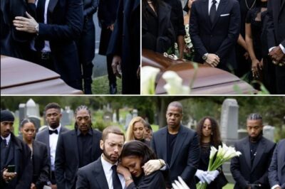 Eminem’s SH0CKING Act at Rihanna’s Dad’s Funeral — A Folded Note, 144 Doves, and a Hidden Connection That Left Everyone in TEARS!