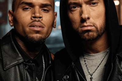 Eminem and Chris Brown Drop SH0CKING New Album “Echoes of the Night” — A Powerful Tribute to Their Friend Behind Bars!