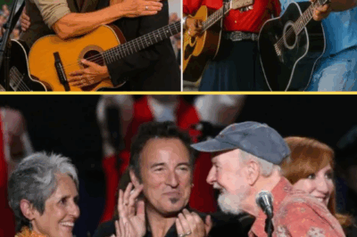 Joan Baez and Bruce Springsteen’s Soul-Stirring Duet at the Lincoln Memorial Ignites a Call for Unity, Justice, and Hope