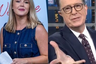 The Colbert Showdown: Karoline Leavitt’s Unexpected Remarks Spark Tense Exchange That Stuns Viewers