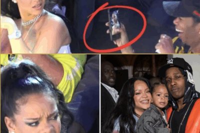 Rihanna’s Furious Glare at A$AP Rocky Goes Viral — What Happened Right Before Left Fans Stunned!