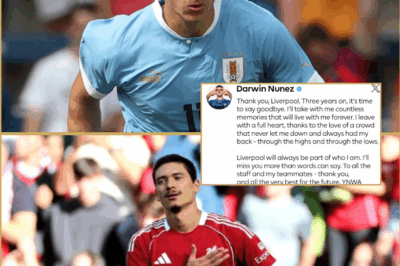 I Didn’t Want to Leave!” — Núñez’s Heart-Wrenching Goodbye to Liverpool Stuns Fans!