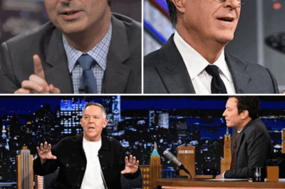 Four words from Colbert, one smile from Oliver, and Greg Gutfeld fr0ze under the lights — the late-night gala clash that turned a routine segment into 2025’s most unforgettable live showdown