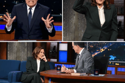 Stephen Colbert SLAMS the Table in Utter Shock on The Late Show as Kamala Harris’ Remark Sparks Unbelievable Reaction, Leaving Audience Stunned and Social Media Buzzing!