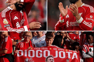Tears and Tribute: Mohamed Salah Breaks Down as Liverpool Honor Diogo Jota—Stars Dedicate Goals to Late Team-Mate in Emotional Bournemouth Victory