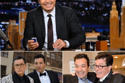 Jimmy Fallon Stands Firm for Stephen Colbert Amid CBS Cancellation Chaos — Loyalty, Late-Night Drama, and the Battle Behind the Curtain
