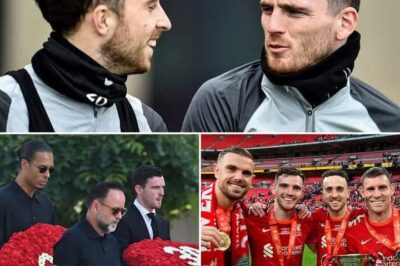 Andy Robertson’s Tearful Confession! Scotland Star’s Heartbreak Over Jota’s D:e.ath Reveals Unheard Memories!