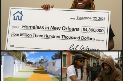 Lil Wayne’s $4.3M Homeless Heroics: “I Grew Up Poor – Now I’m Building Shelters to Save Lives!” The Rap King’s Secret NOLA Winter Miracle!