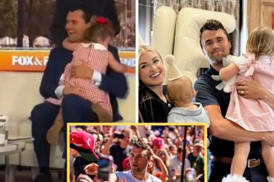 HEARTWARMING MOMENT! Charlie Kirk hugs his daughter live on Fox & Friends, just weeks before the tra:gedy