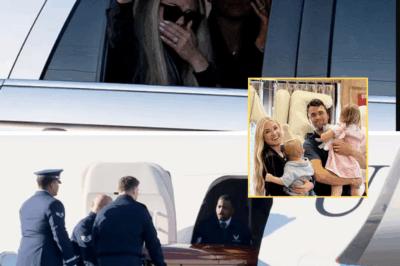 A Scene of Unbearable Heartbreak: Charlie Kirk’s Widow Erika, Broken Yet Brave, Stuns Onlookers as She Raises a Mysterious Wave to Supporters — Leaving Many Wondering About the Hidden Meaning Behind Her Gesture on His Final Journey