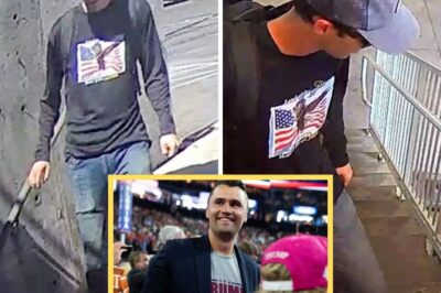 “IT’S HIM!” – Authorities Identify Suspect in Charlie Kirk Case, Releasing First-Ever Close-Up Images That Could Change the Course of the Investigation