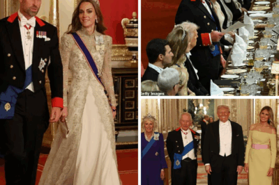 Royal Revelations at Windsor! Princess Kate and Prince William Beam at King and Queen’s State Banquet for the Trumps as Charles Salutes the Nations’ ‘Remarkable Bond’—And Drops a Sh0cking Hint That He Almost Married a Presidential Daughter
