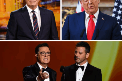 “UNCENSORED FURY” — Stephen Colbert Launches Scorching Critique of Trump in Fiery Defense of Jimmy Kimmel, as Jimmy Fallon Finally Breaks His Silence After Weeks of Speculation