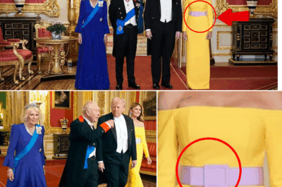 Melania Trump’s “BANANA-YELLOW” Banquet Gown EXPOSED — The Jaw-Dropping Price Tag and the SECRET Meaning Behind That Belt