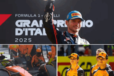 McLaren TEAM POLITICS Ignite Controversy at Italian GP as Oscar Piastri YIELDS to World Title Rival Lando Norris — But MAX VERSTAPPEN Tops the Podium at Monza