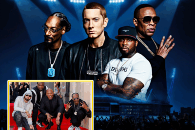 LE-AKED BOMBSHELL: Eminem, Snoop Dogg, Dr. Dre & 50 Cent’s 2026 Wembley Kickoff Sparks Frenzy — Mystery Female Superstar Could Change Everything!