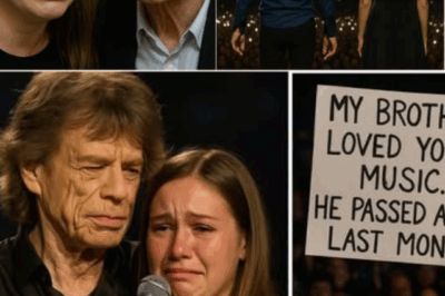 “MICK JAGGER’S HEARTFELT TRIBUTE!”: Rolling Stones’ Milan Concert Turns into Healing Moment 😢 Fan’s Duet for Late Brother Stuns Crowd! 👇