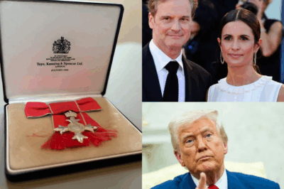 Tears Up Paper, Returns Medal! Colin Firth’s Ex SH0CKS Everyone by Rejecting the MBE!