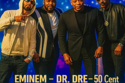 ⚡ The END of RAP As We Know It: Dr. Dre, Snoop Dogg, Eminem & 50 Cent Announce the “Apocalyptic Doomsday Tour” — No Cameras. No Recordings. Only Legends!