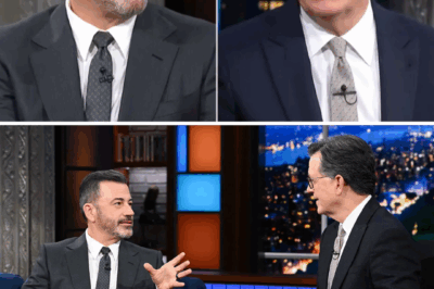 “LATE-NIGHT SHAKE-UP! Jimmy Kimmel Drops Bombshell About Stephen Colbert’s Staff — Colbert Fires Back in Epic Style