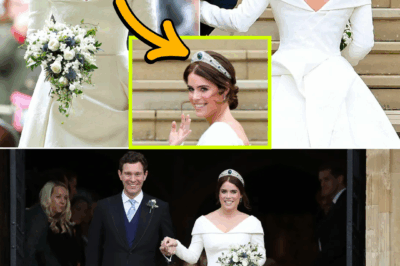 “I WANTED TO SHOW MY SCARS — THEY’RE PART OF WHO I AM,” Princess Eugenie once said, reflecting on the moment she stepped into St. George’s Chapel in a wedding gown that defied every royal rule.
