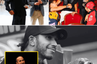 “ROSCOE WAS ALWAYS MY CO-PILOT,” Lewis Hamilton whispered through tears, his voice breaking the silence inside the packed Los Angeles theater. The seven-time Formula 1 champion wasn’t just premiering F1: The Movie — he was honoring the furry best friend who’d been by his side through every victory and heartbreak.