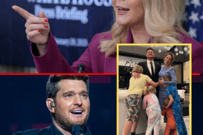 “YOU DON’T HAVE THE RIGHT TO REWRITE WHO I AM!”: Michael Bublé FURIOUS After SH0CKING Accusation from Politician Karoline Leavitt!