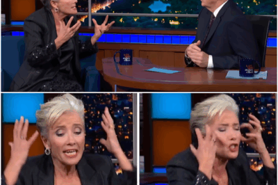 Emma Thompson Snaps on Stephen Colbert’s Show: “I’d Rather Write by Hand Than Let AI Touch My Script