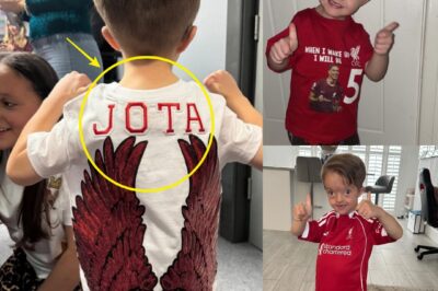 WHAT A HEART! Isaac Kearney, the 7-Year-Old Liverpool Fan Who Designed a T-Shirt to Make Sure No One Ever Forgets Diogo Jota