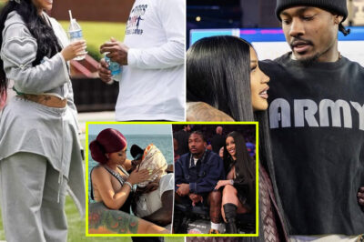 ‘She Is My Inspiration’ — Stefon Diggs’ Tender Moments with Pregnant Cardi Send Fans Into a Frenzy