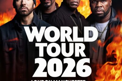 BREAKING: Eminem, Snoop Dogg, Dr. Dre, 50 Cent 2026 World Tour UK Dates FINALLY Set!