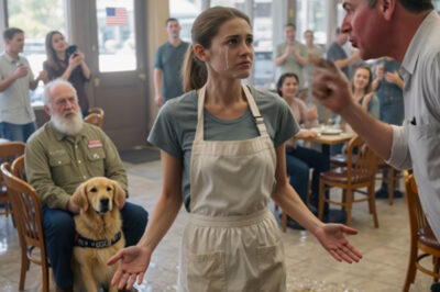 She was fired for helping a veteran’s dog — and just minutes later, Marines stormed the café. What happened next shook an entire town.