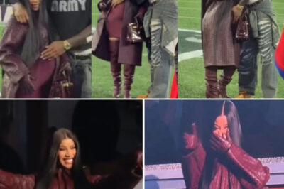 Cardi B’s First NFL Appearance Goes Viral as Stefon Diggs Rubs Her Baby Bump, Then She Breaks Silence on “Secret Twins” Rumor