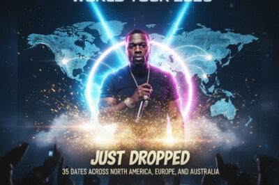 50 Cent Is Back! The Hip-Hop Legend Drops 2026 World Tour with 35 Power-Packed Dates Worldwide