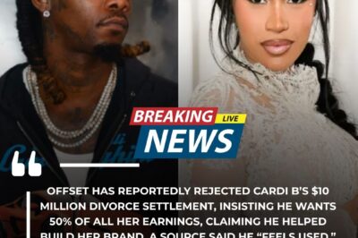 Offset Rejects Cardi B’s $10 Million Settlement: Demands 50% of Earnings in Escalating Divorce War!
