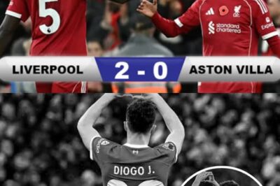 ANFIELD ERUPTS — NUMBER 20 SPEAKS: JOTA’S DOUBLE SEALED LIVERPOOL’S 2-0 DESTINY!