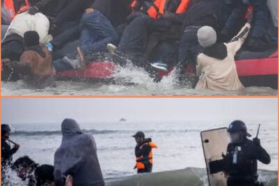 “WHEN A GOVERNMENT WON’T ACT, THE PEOPLE WILL” – British Vigilantes Slash Small Migrant Boats on French Coastline, Sparking National Debate on Channel Crossings!