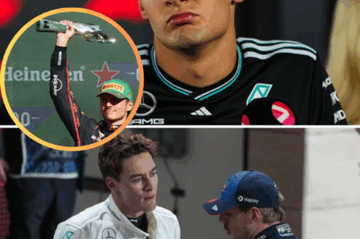 30 MINUTES AGO: George Russell’s BOLD CLAIM SHUT DOWN — BRUTAL Max Verstappen REALITY EXPOSED