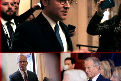 WASHINGTON POWER STRUGGLE ERUPTS! — Speaker Johnson and Leader Thune CLASH Behind Closed Doors Over Epstein Files & “Arctic Frost”