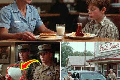 She Thought She Was Just Helping a Child — Until the U.S. Military Showed Up at Her Diner with a Classified Letter
